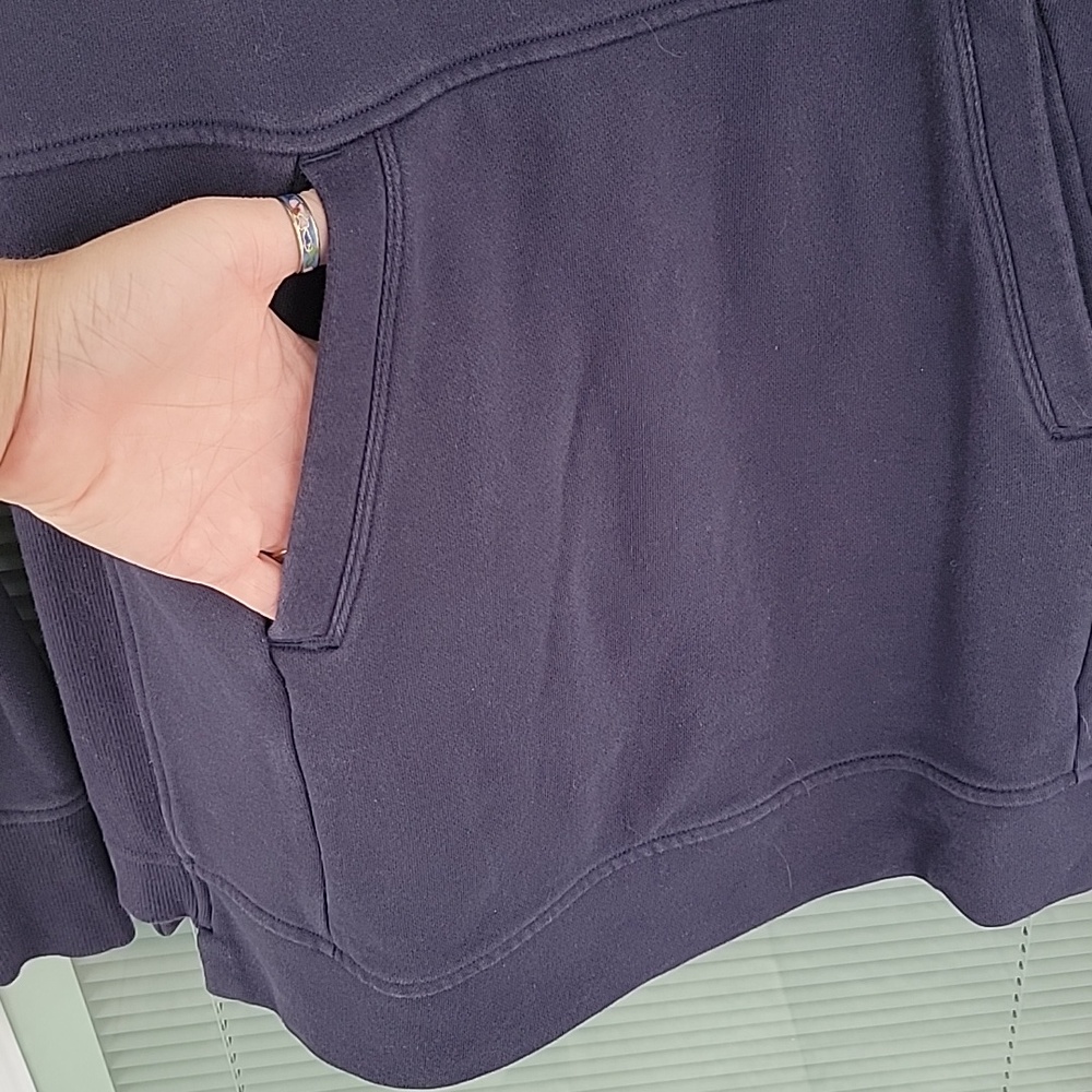 lululemon athletica Press Pause Pullover Kangaroo Pockets Funnel Neck Sz 10 - Picture 3 of 13